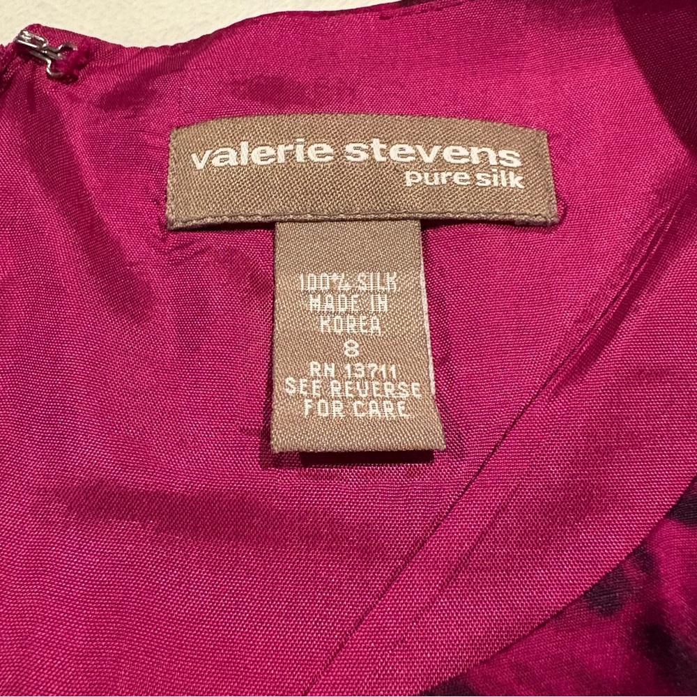 Vintage Valerie Stevens 3 piece silk skirt suit set - Picture 6 of 11